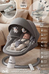 Dolly 2in1 Otomatik Sallanan Bebek Beşiği ve Ana Kucağı - Bluetoothlu - Siyah