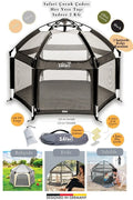 Safari Çocuk & Bebek Oyun Çadırı - +50 UV Korumalı ve Pratik Kurulum - Siyah