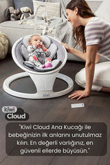 Cloud Otomatik Sallanan Anakucağı Bluetooth, Kumanda, Dokunmatik Ekran, Ultra Konforlu Kumaş