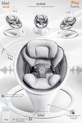 Cloud Otomatik Sallanan Anakucağı Bluetooth, Kumanda, Dokunmatik Ekran, Ultra Konforlu Kumaş