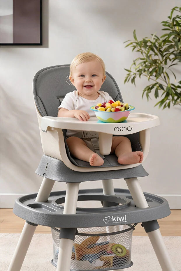 Mimo 12 özellik 1 Arada Çok Fonksiyonlu Mama Sandalyesi - Lego Uyumlu Aktivite & Oyun Masası - Yeşil