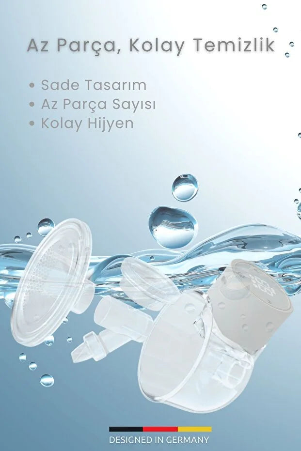 Momy S9 Pro Akıllı Giyilebilir Göğüs Pompası - 39dB Ultra Sessiz, 3 Mod 9 Kademe Kablosuz Süt Sağım Makinesi