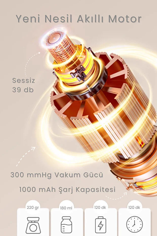 Momy S9 Pro Akıllı Giyilebilir Göğüs Pompası - 39dB Ultra Sessiz, 3 Mod 9 Kademe Kablosuz Süt Sağım Makinesi