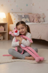 Pembe Panter Peluş - Çocuklar İçin Dev Uyku ve Oyun Arkadaşı 65cm