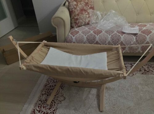 Baby Hammock Craddle With Wooden Stand, Baby Swing Hammock, Baby Swing Bed, Rocking Craddle, Wooden Foldable Baby Hammock, Hammock For Baby photo review